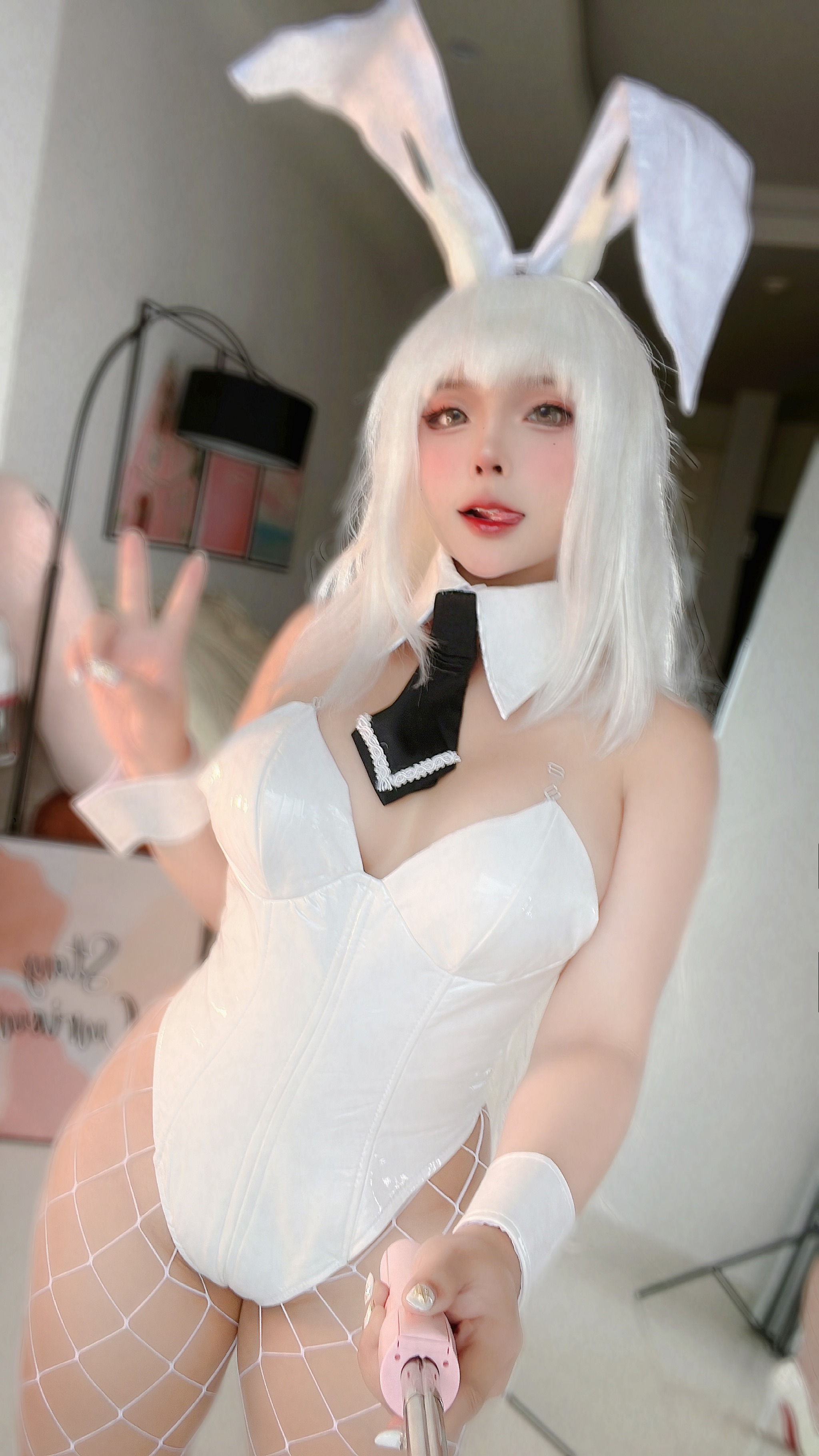 图片[1]-Sayo Momo – NO.019 NIKKE Naughty Oil Bunny[50P]-XikXak